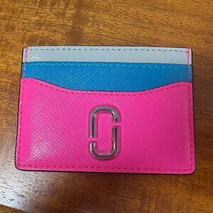 Marc Jacobs Pink Snapshot Card Holder